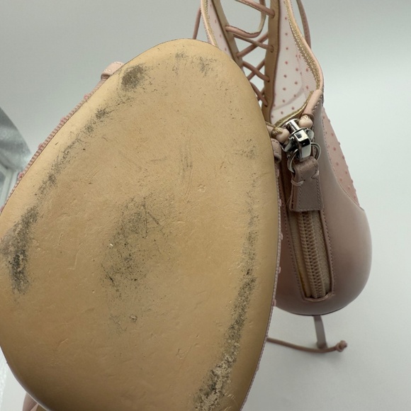 CASADEI BLADE MESH PEEP TOE ANKLE BOOTIES 40.5 - Picture 10 of 11